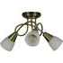 Bradford 3 Light LED Ceiling Fitting - Antique Brass