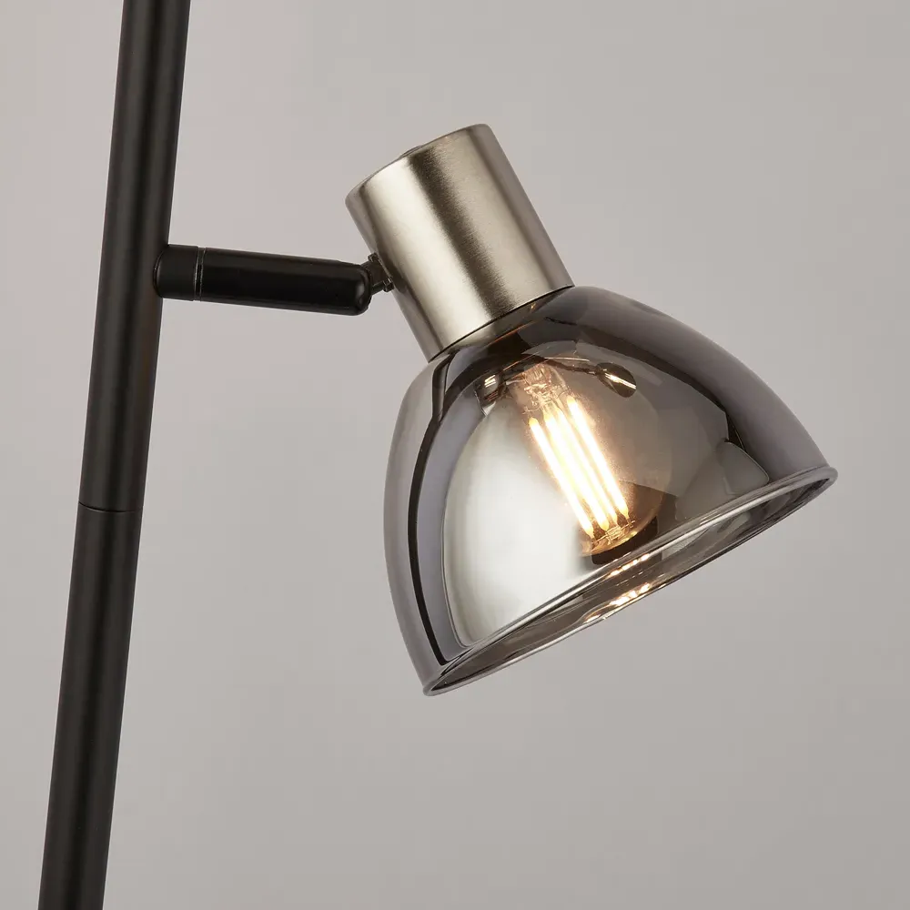 Brea 2 Tier Ceiling Shade - Black, Linen