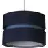Brea 2 Tier Ceiling Shade - Navy, Cotton