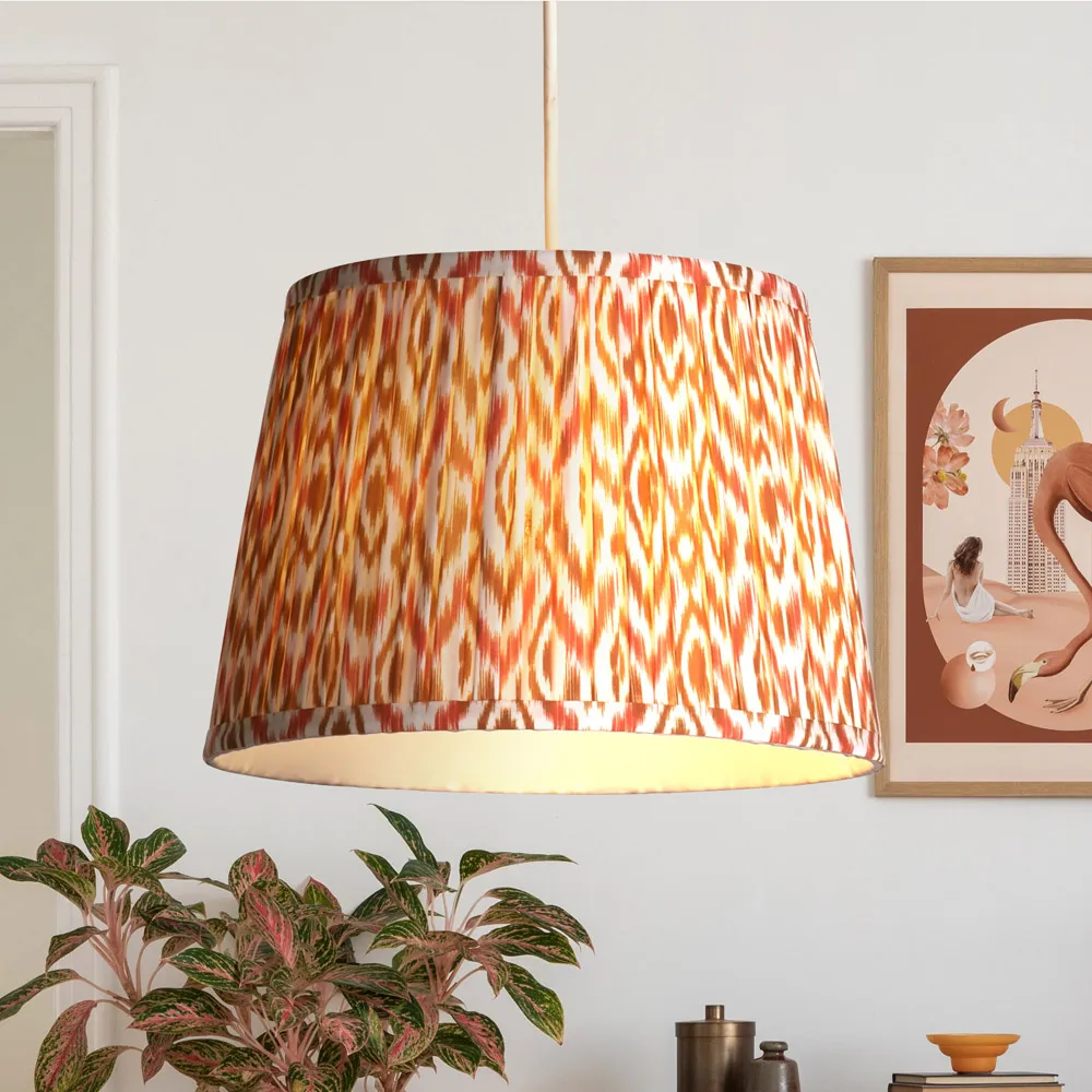 Bronwyn Mushroom Pleat Lamp Shade - Multi