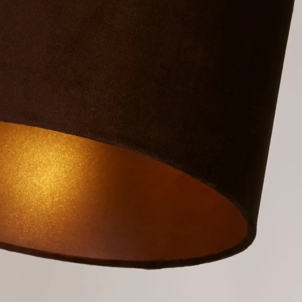Calista Ceiling Shade - Chocolate, Velvet