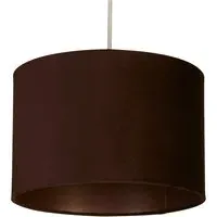 Calista Ceiling Shade - Chocolate, Velvet