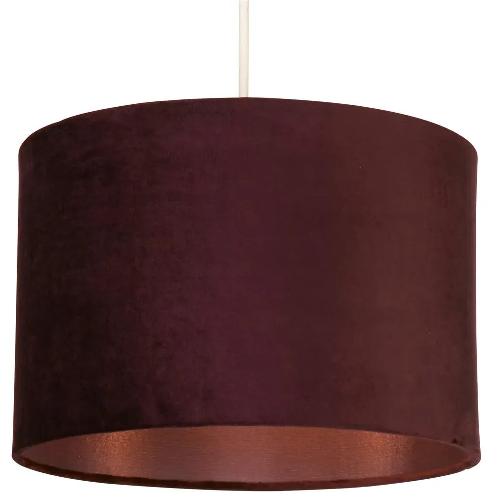 Calista Ceiling Shade - Plum, Velvet