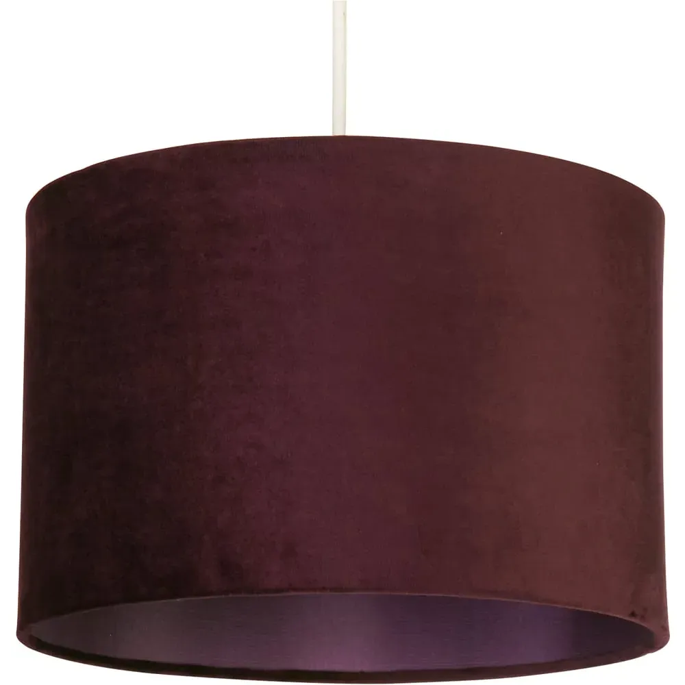 Calista Ceiling Shade - Plum, Velvet