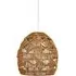Diamond Pattern Weave Rattan Easy Fit Shade - Brown