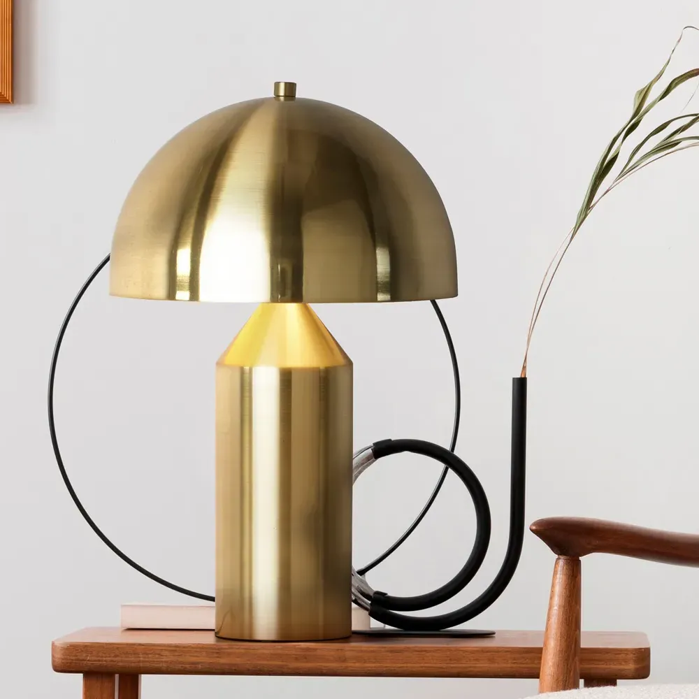 Dome Table Lamp - Gold