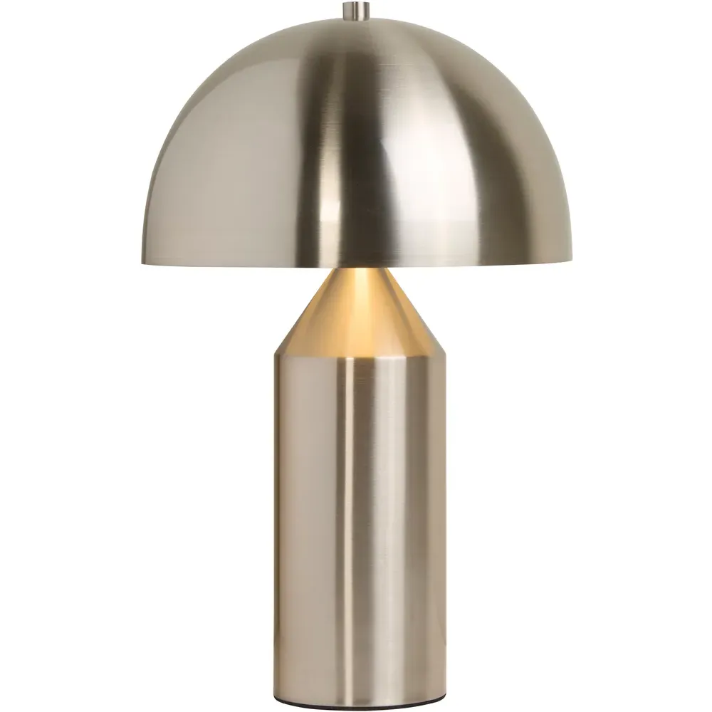 Elias Dome Table Lamp - Silver