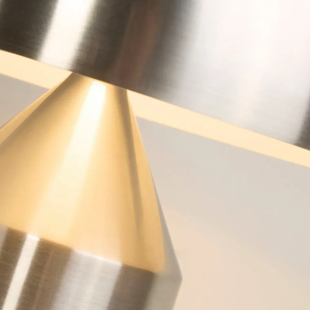 Elias Dome Table Lamp - Silver