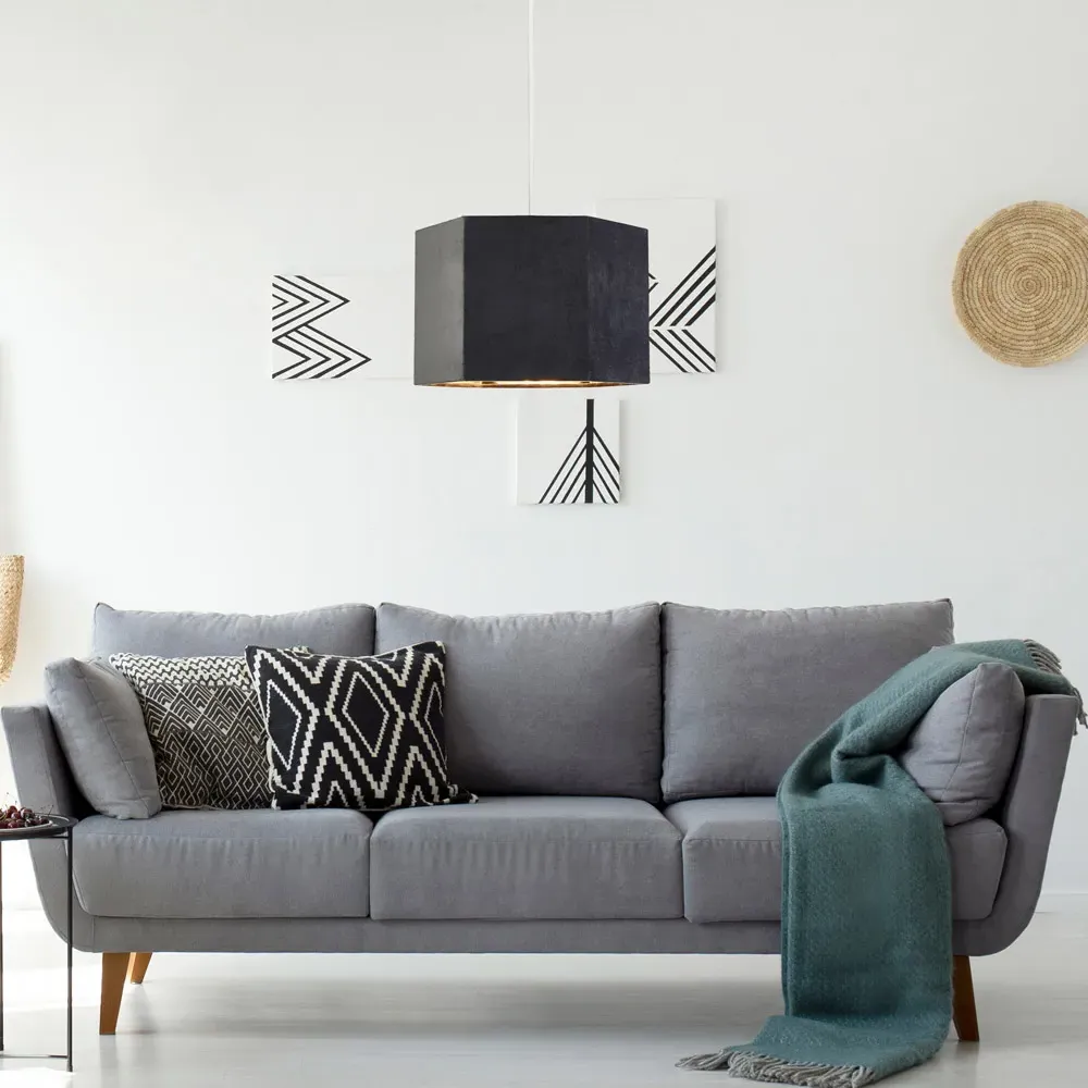 Hexagon Shade - Grey