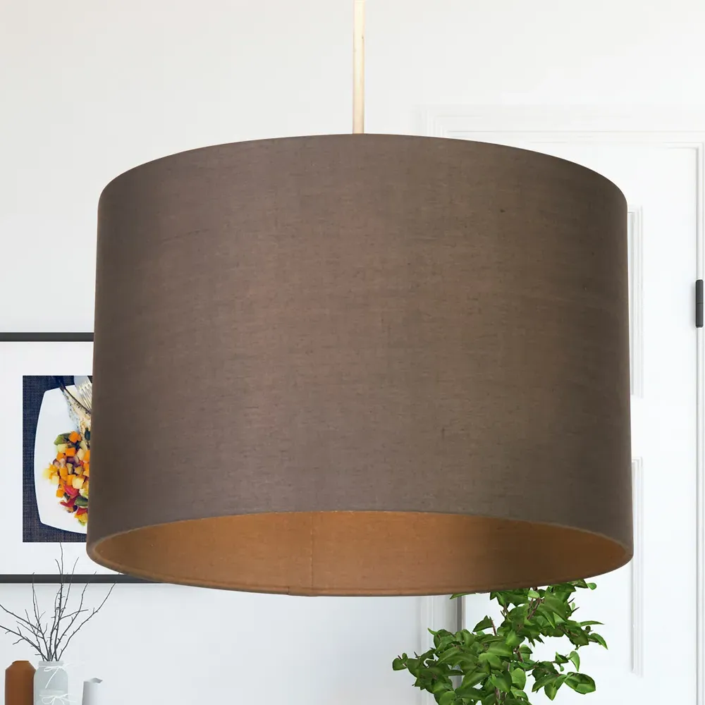 Kaia Drum Ceiling Shade - Grey