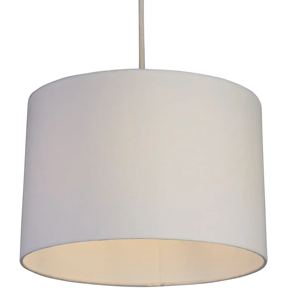 Kaia Drum Ceiling Shade - White