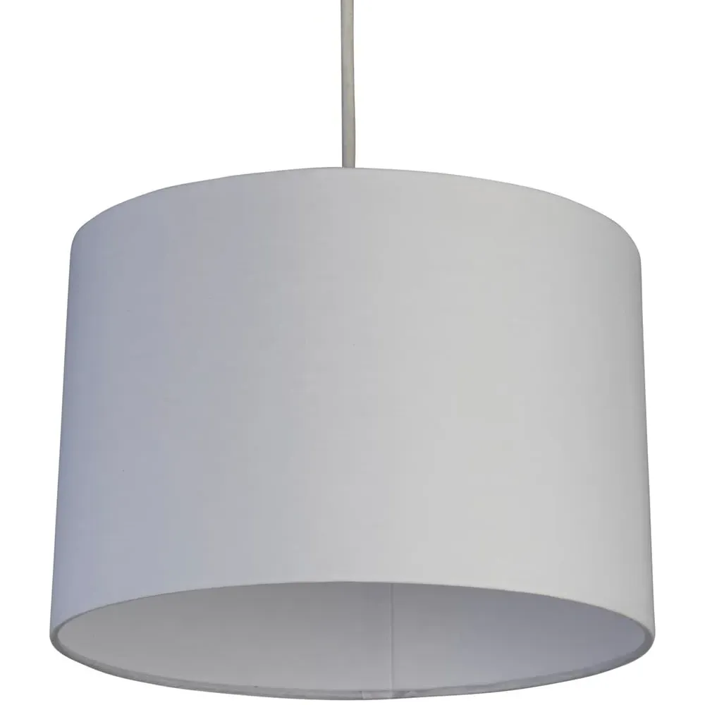 Kaia Drum Ceiling Shade - White image