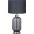 Kendric Table Lamp - Grey, Smoke Glass