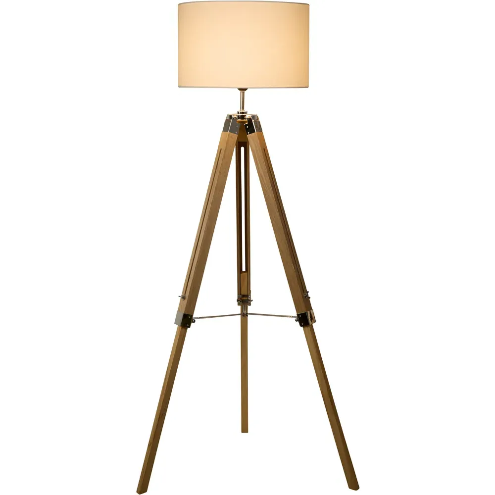 Luna Tapered Lamp Shade - Cream, Cotton