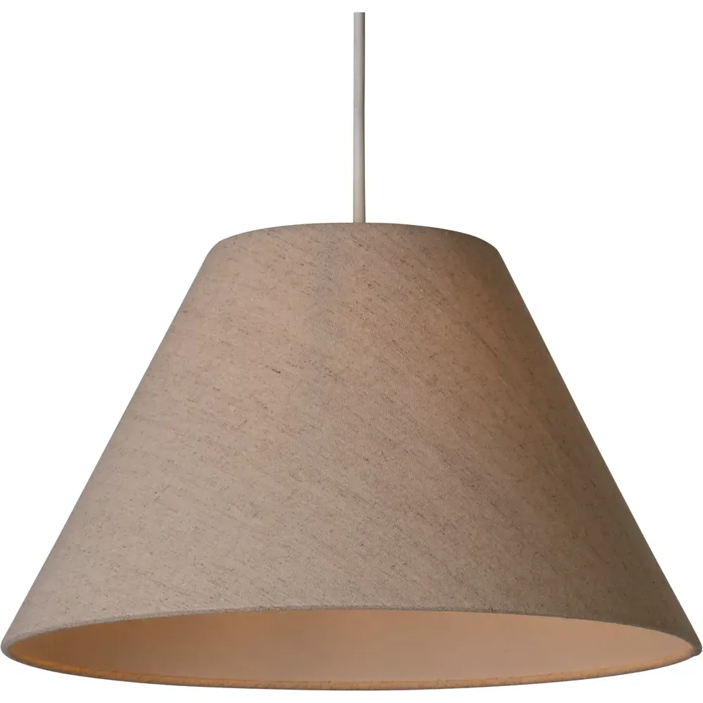 Luna Tapered Lamp Shade - Cream, Linen