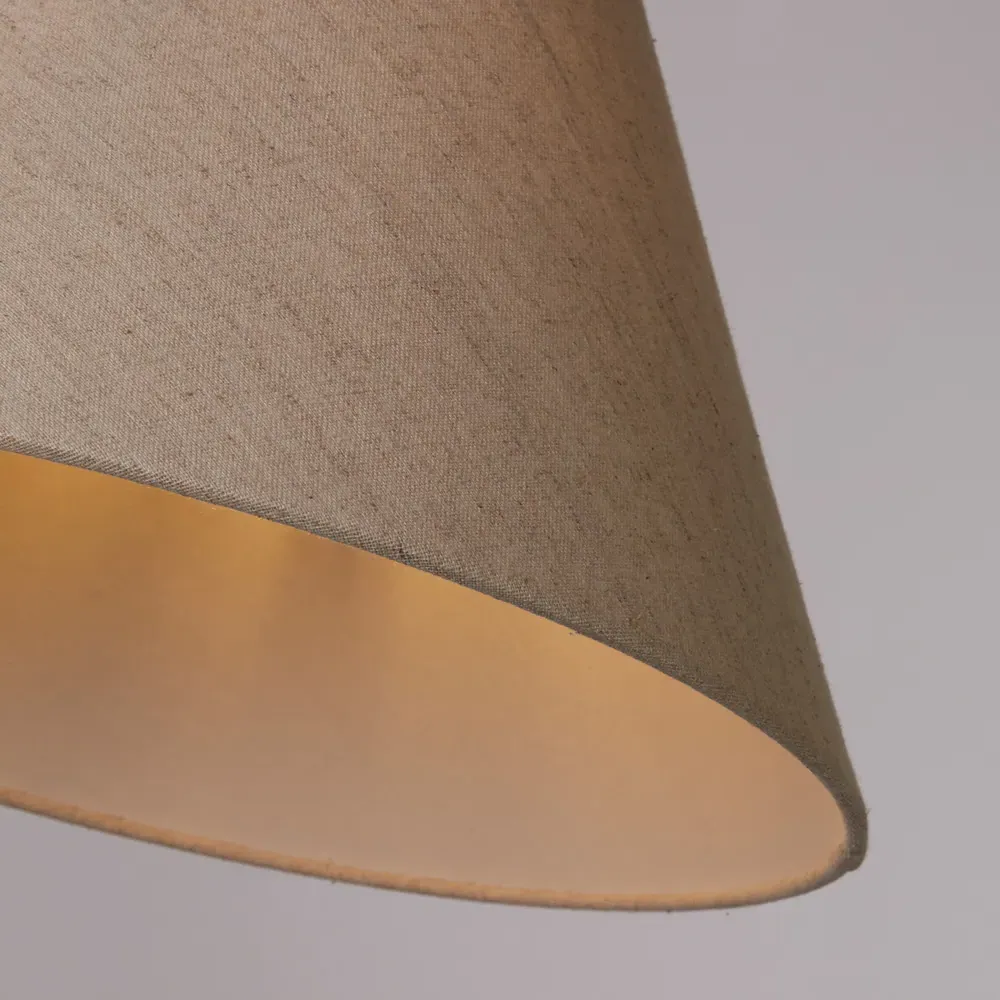 Luna Tapered Lamp Shade - Cream, Linen