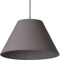 Luna Tapered Lamp Shade - Grey, Cotton