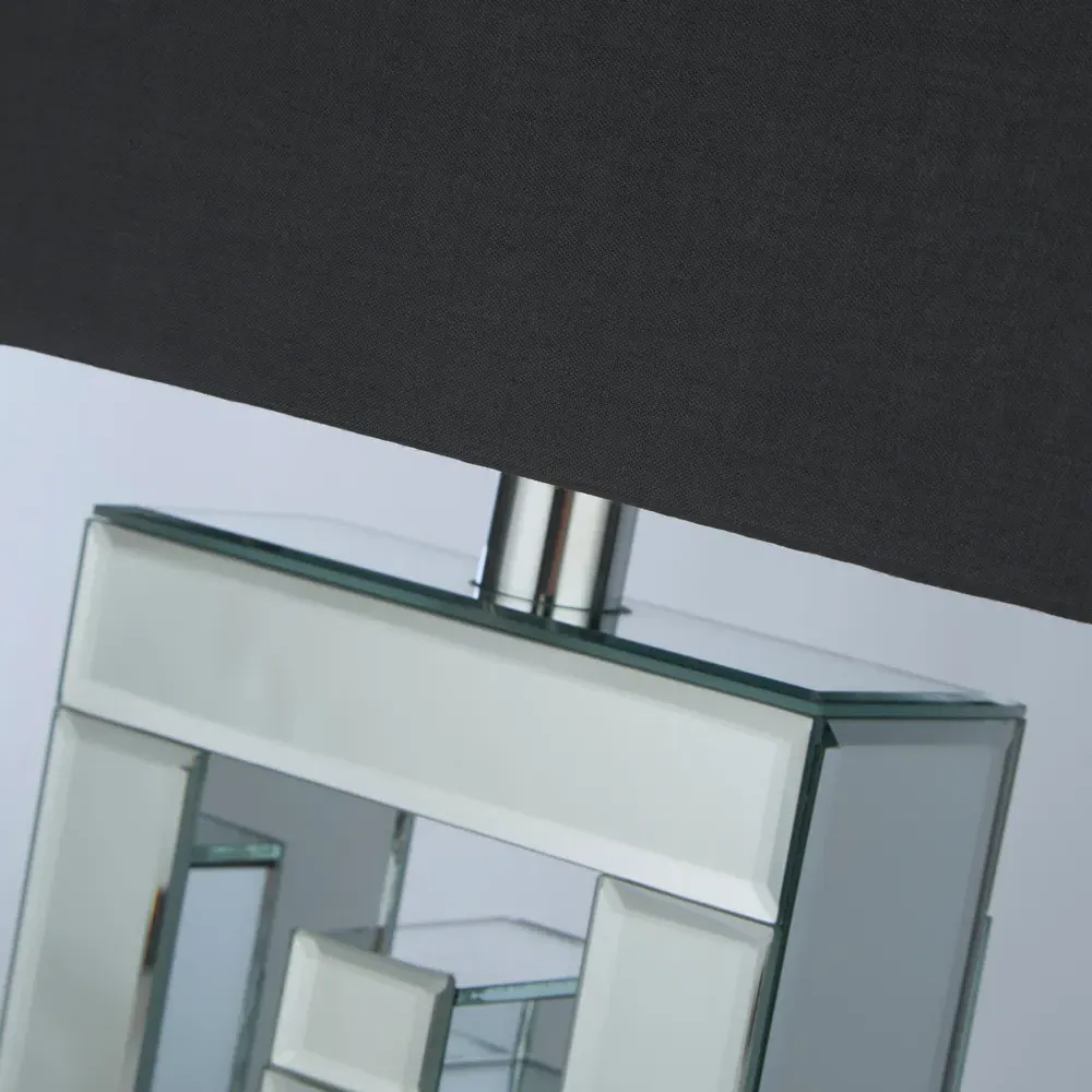 Mirror Table Lamp - Grey