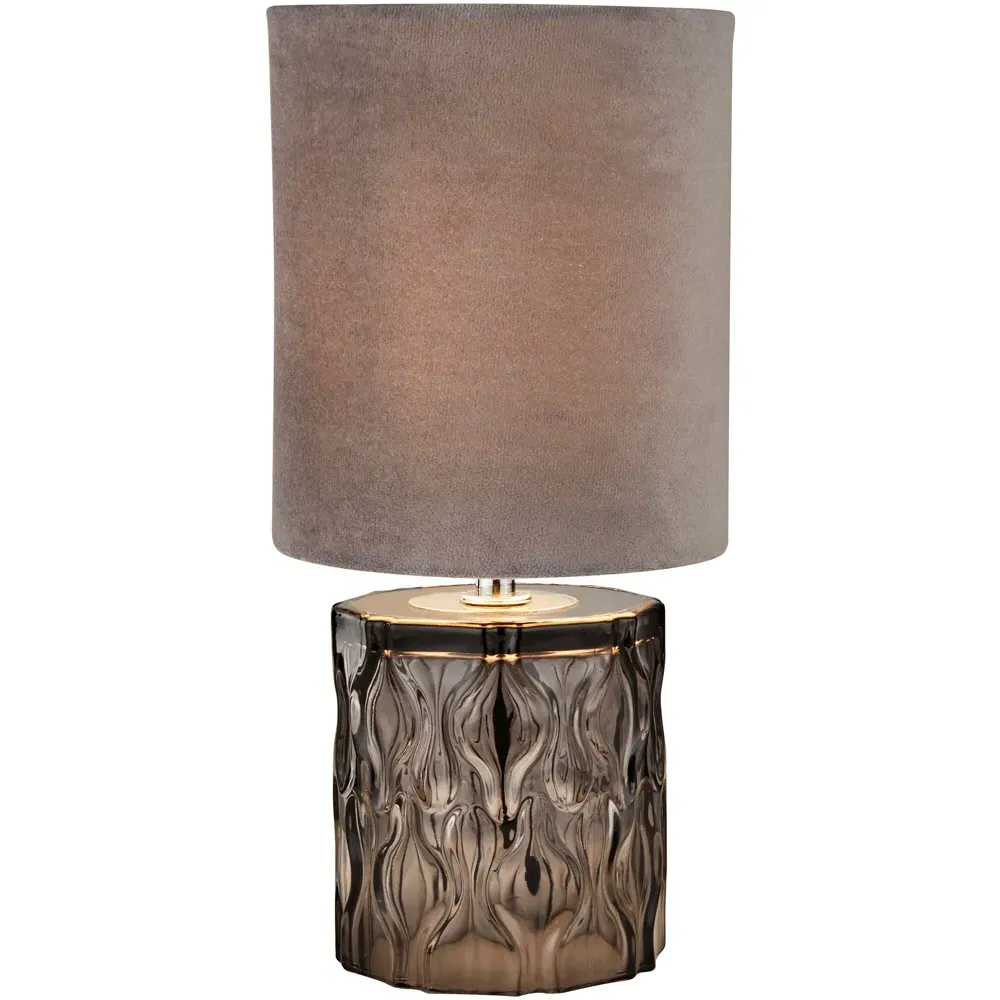 Rattan Heart Light with Leaf - Grey