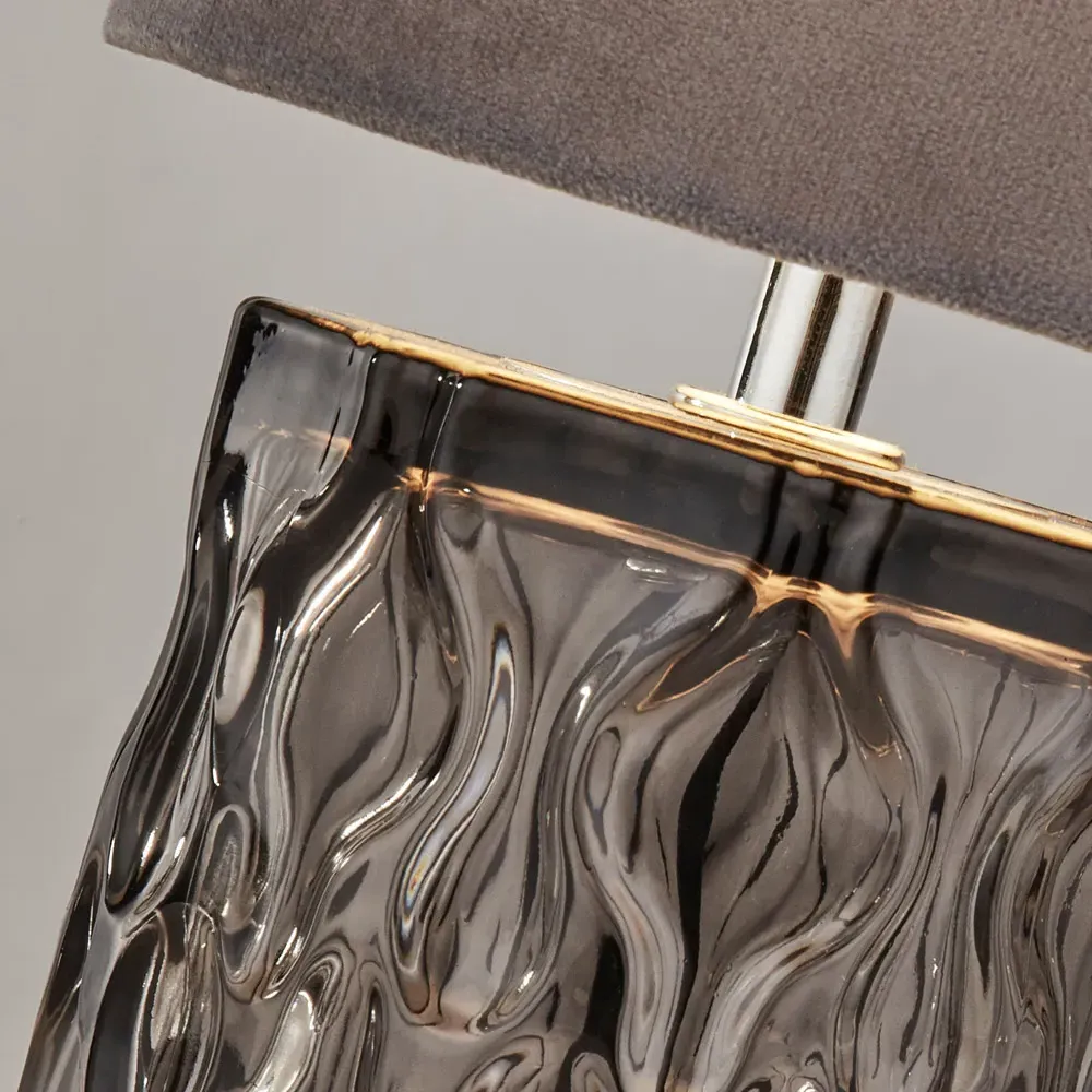 Rattan Heart Light with Leaf - Grey