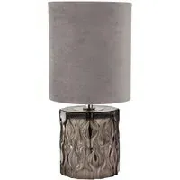 Rattan Heart Light with Leaf - Grey