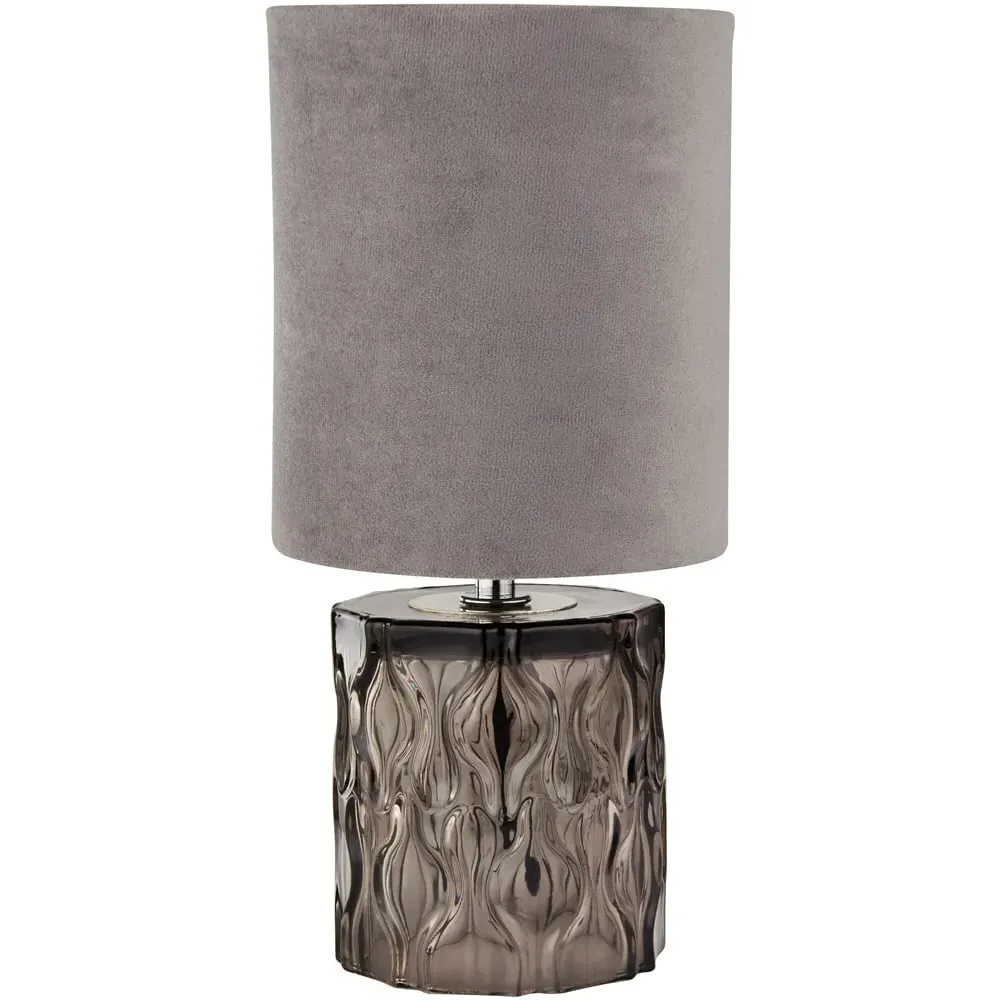 Rattan Heart Light with Leaf - Grey