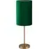 Table Lamp with Velvet Shade - Gold, Green