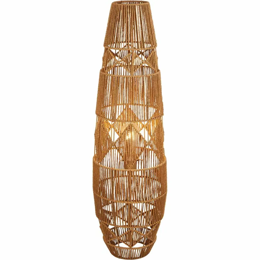 Tapered Lamp Shade - Brown, Cotton