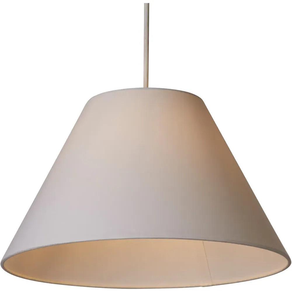 Tapered Lamp Shade - White, Cotton