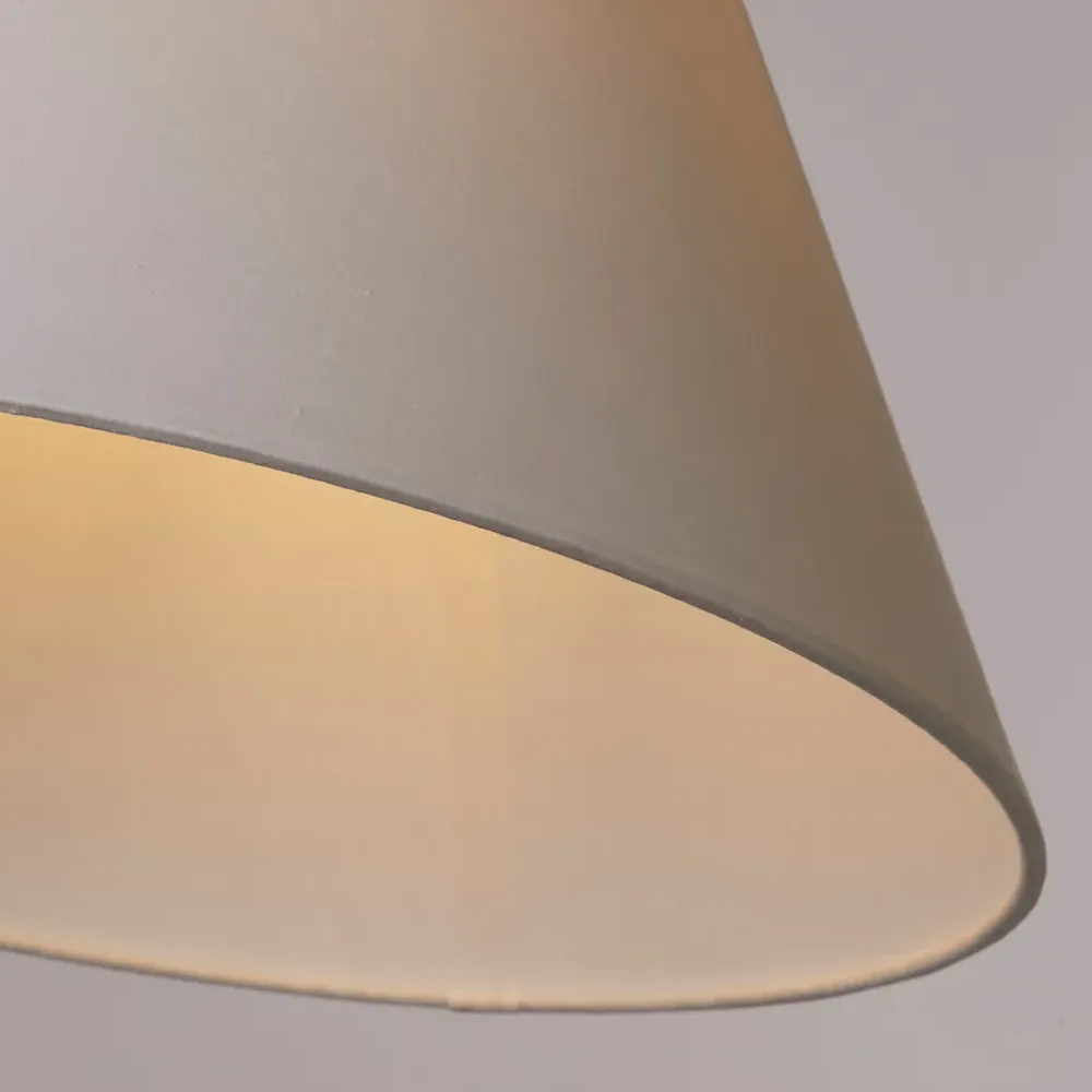 Tapered Lamp Shade - White, Cotton