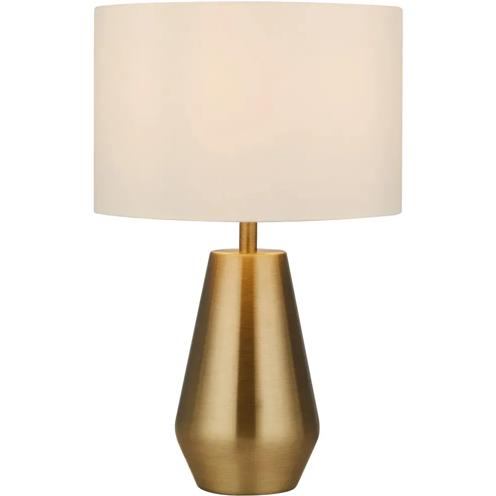 Touch Table Lamp 2 Pack - Gold, Fabric