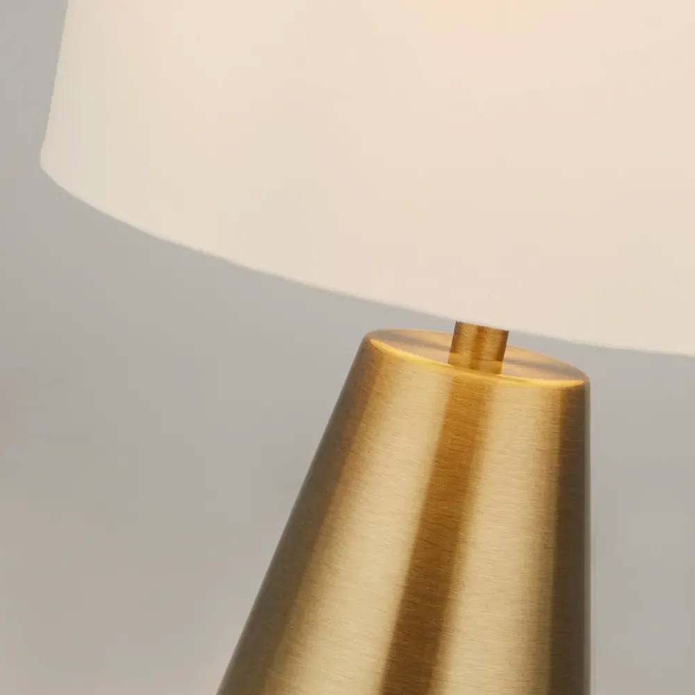 Touch Table Lamp 2 Pack - Gold, Fabric