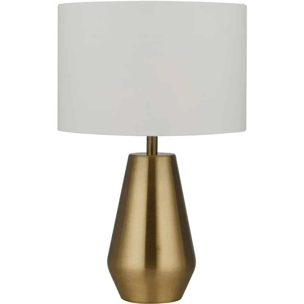 Touch Table Lamp 2 Pack - Gold, Fabric image