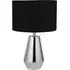 Touch Table Lamp 2 Pack - Silver, Fabric