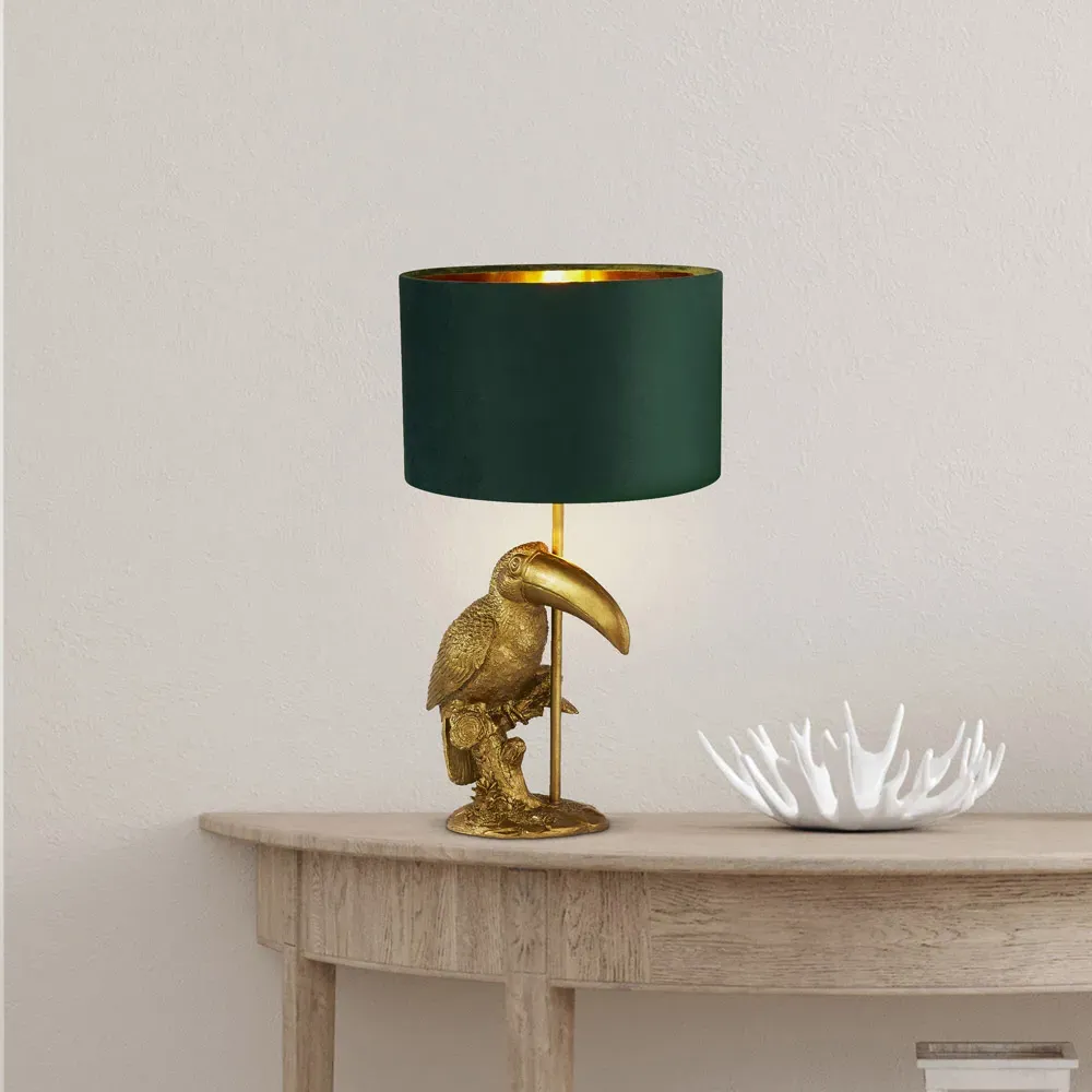 Wire Grid LED Light with Leaves - Green