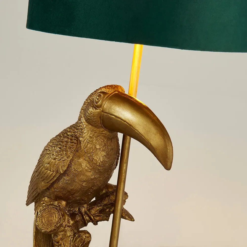 Wire Grid LED Light with Leaves - Green