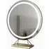 CARME Home Round LED Light Mirror with Touch Sensor - Gold