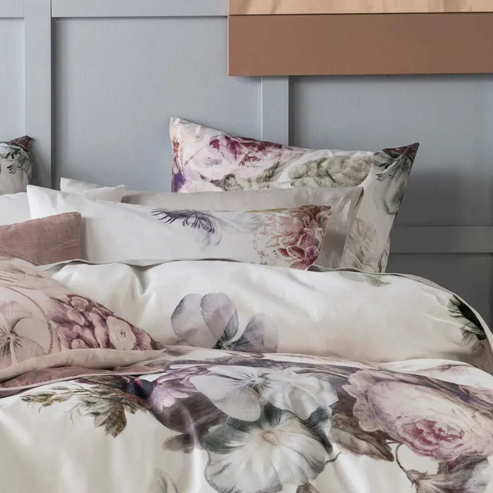 Ellaria Double Botanical Duvet Cover Set - Multi, Cotton