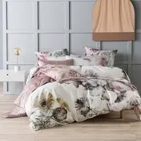 Ellaria Double Botanical Duvet Cover Set - Multi, Cotton