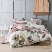 Ellaria Single Botanical Duvet Cover Set - Multi, Cotton