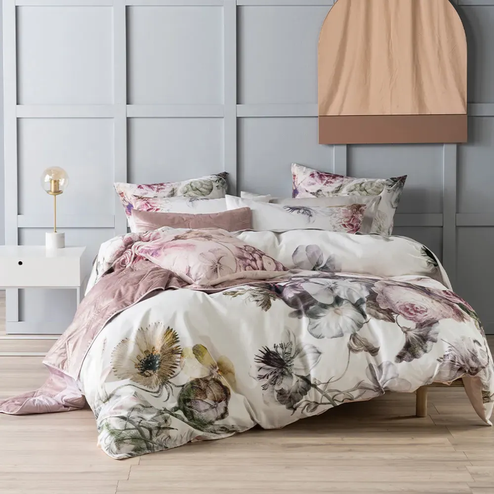 Ellaria Single Botanical Duvet Cover Set - Multi, Cotton image