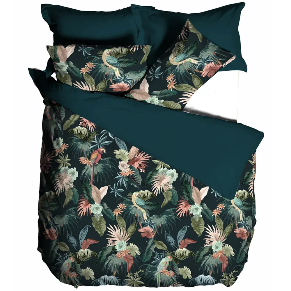 Fernanda Single Duvet Cover Set - Multi, Cotton