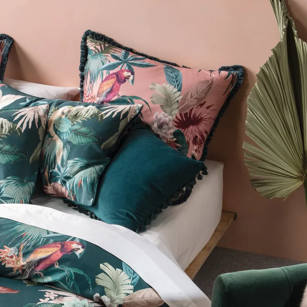 Fernanda Single Duvet Cover Set - Multi, Cotton