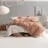 Haze Double Tufted Duvet Cover Set - Cream, Cotton