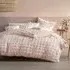 Haze King Size Tufted Duvet Cover Set - Multi, Cotton