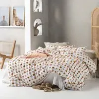 Haze Super King Tufted Duvet Cover Set - Multi, Cotton