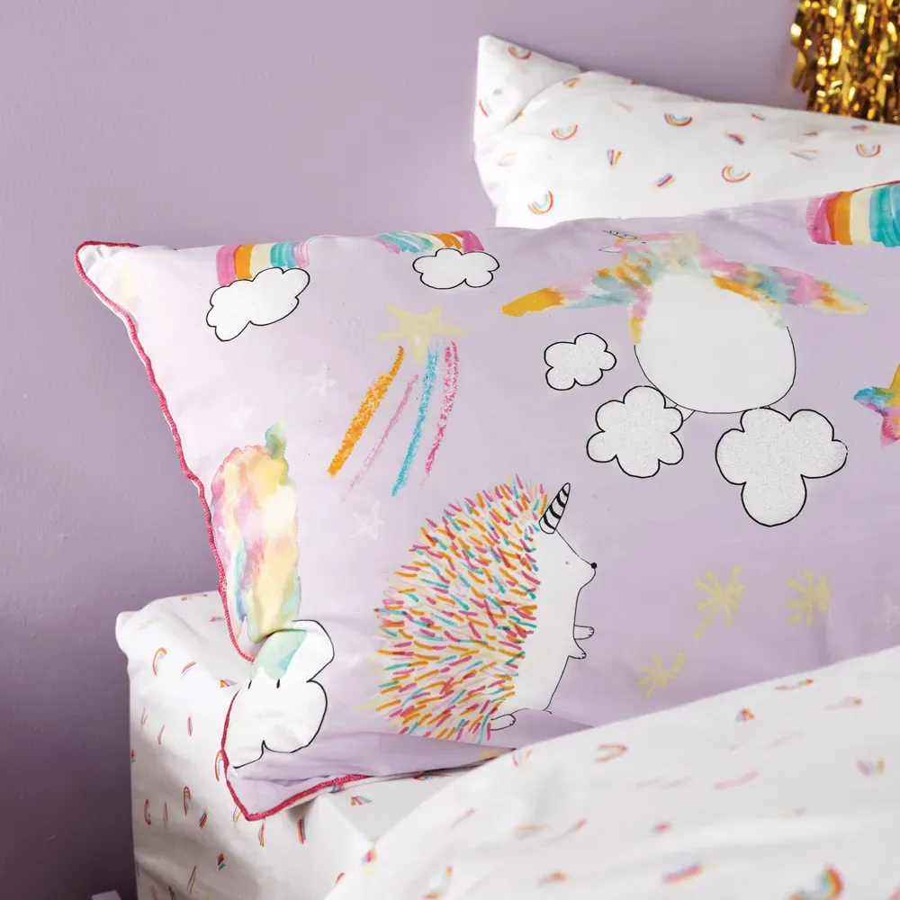 Kids Single Unicorniverse Duvet Cover Set - Multi, Cotton