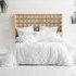 Palm Springs Single Ogee Tufted Duvet Cover Set - White, Cotton