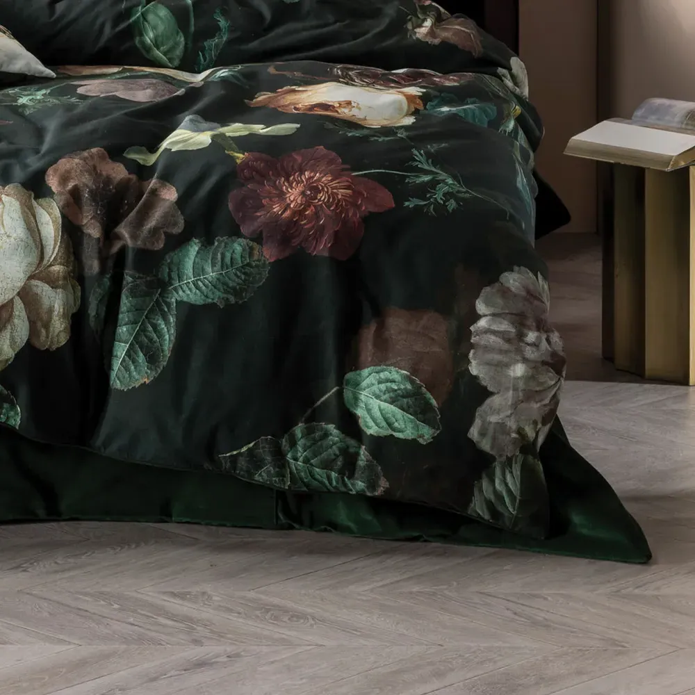 Winona Double Botanical Duvet Cover Set - Green