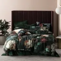 Winona Double Botanical Duvet Cover Set - Green
